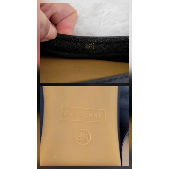 Everlane The Day Glove Leather Ballet Flats Black Women's -US 8.5 - Picture 4 of 9